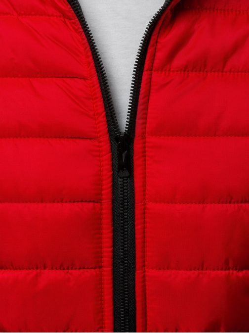 Pánska červená bunda s kapucňou JS/MY13Z