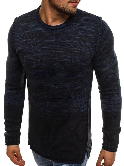 Granátový sveter s maskáčovým zipsom BREEZY B9019S
