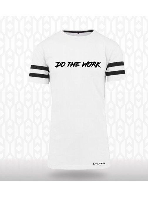 Biele pánske tričko DO THE WORK