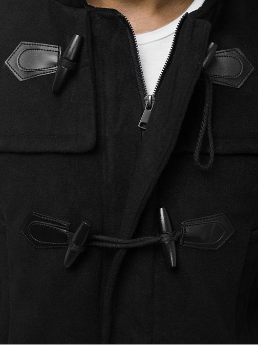 Originálny čierny pánsky kabát O/88870Z