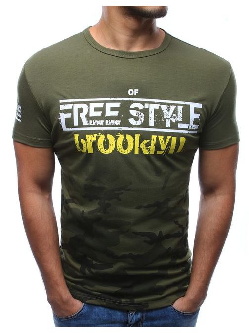 Zelené tričko "free style"