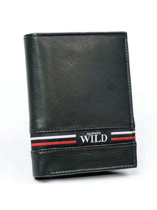 Moderná pánska peňaženka s pruhom Wild