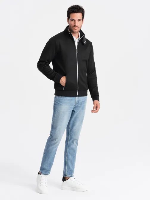 Trendy čierna bomber bunda V1 JANP-0154