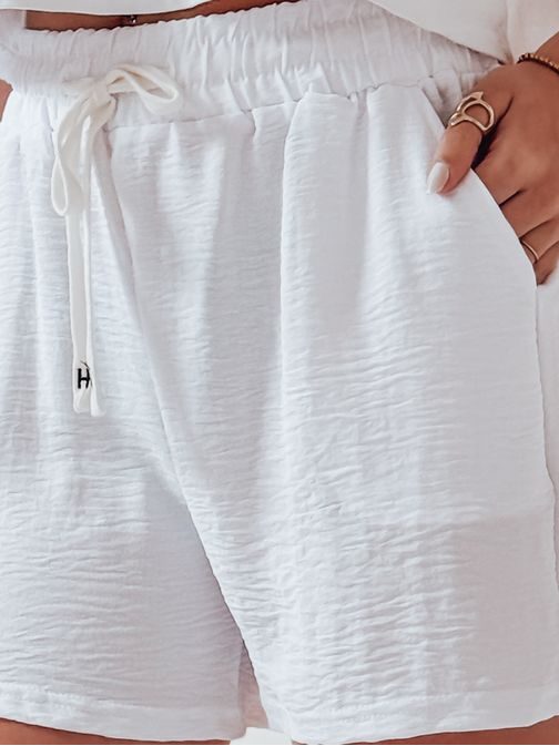 Dámske letné kraťasy biele