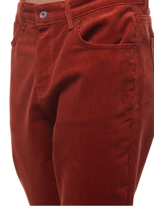 Originálne bordové menčestrové nohavice R/4083Z