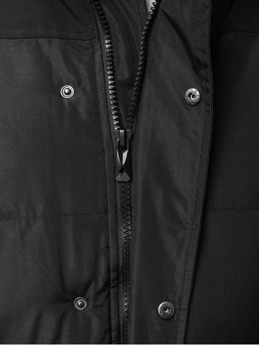 Pánska prešívaná zimná bunda čierna  JS/HS201820