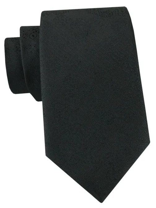 Elegantná čierna pánska kravata