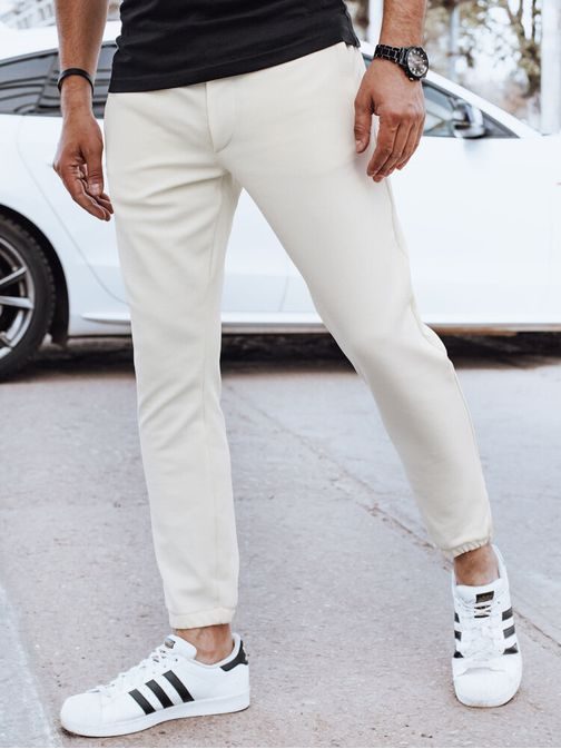 Elegantné ecru joggery
