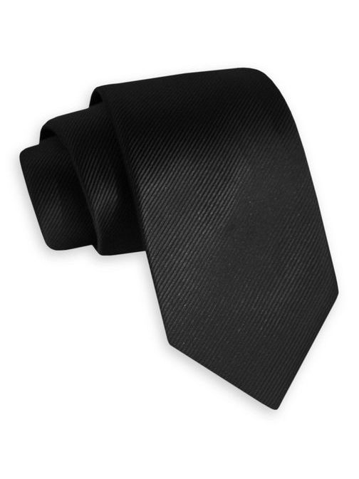 Elegantná kravata v čiernej farbe Angelo di Monti
