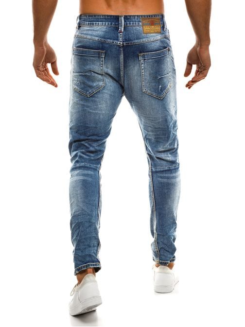 Originálne džínsy s farebným prešívaním Y-TWO S832