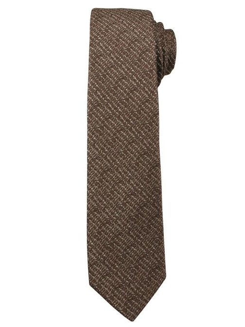 Jedinečná hnedá kravata