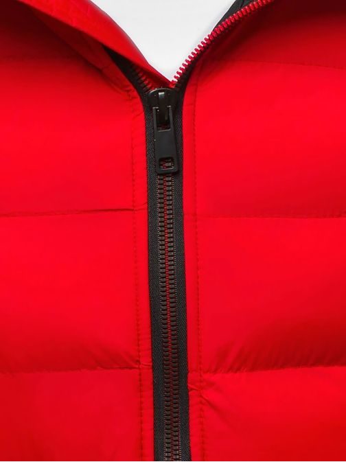 Pohodlná červená vesta N/6505