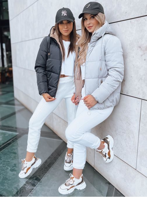 Dámska obojstranná šedá bunda Victoria Snug