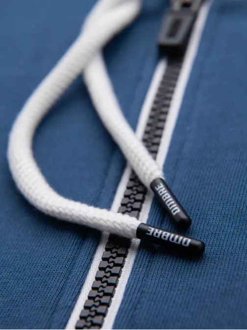 Pánska tmavomodrá mikina na zips V4 SSBZ-0272