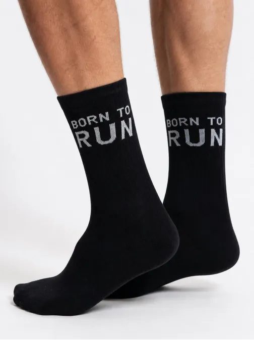 Čierne pánske ponožky RUN