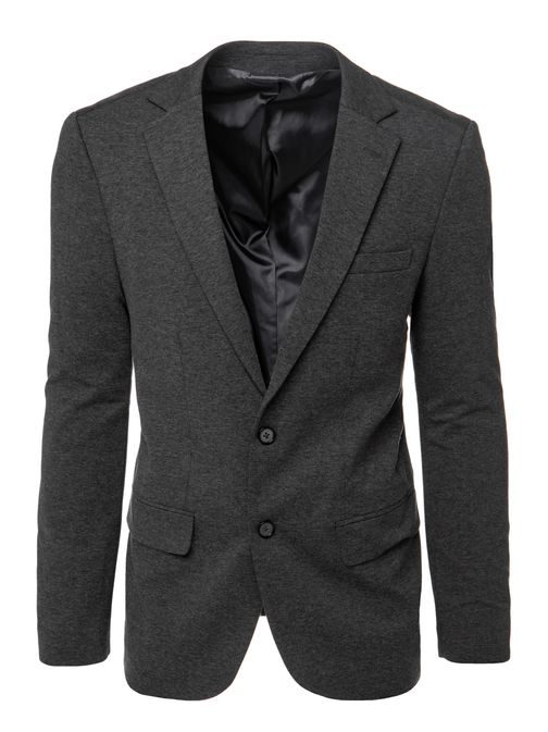 Pohodlné pánske sako v šedej farbe