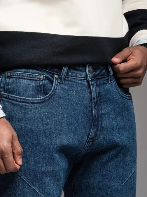 Pánske tmavo modré rifle V2 PADP-0227