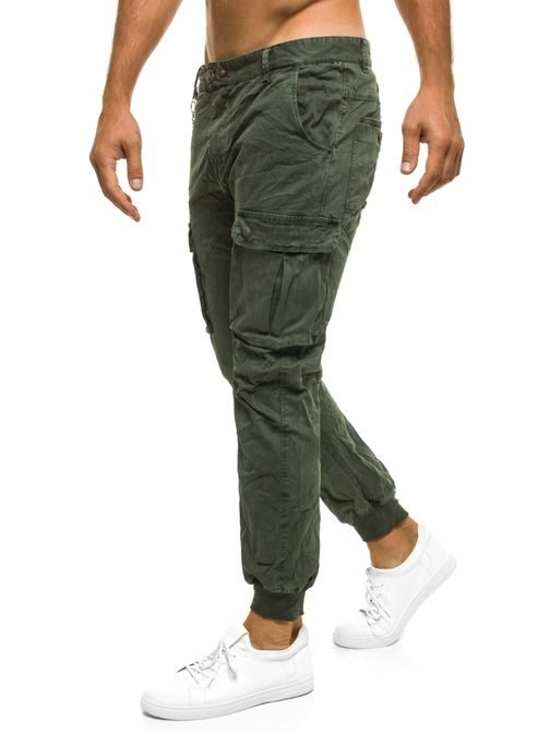 Zelené joggery XZX-STAR 81602 v originálnom dizajne