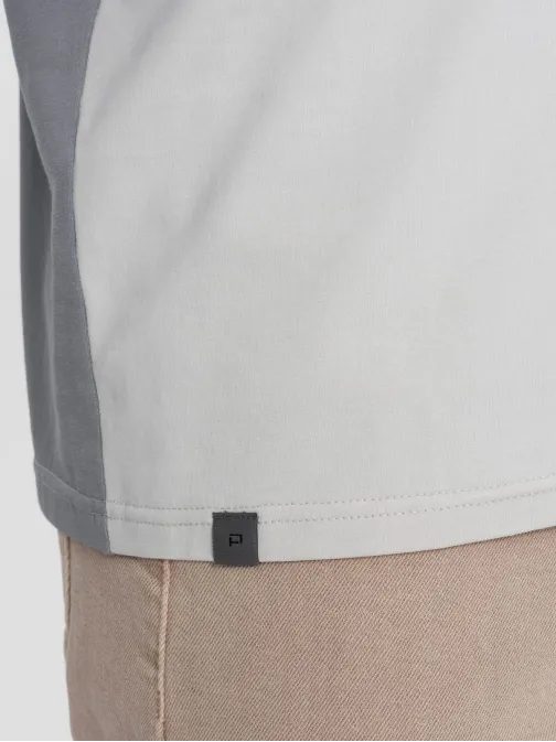 Atraktívne šedé tričko V4 TSCT-0176