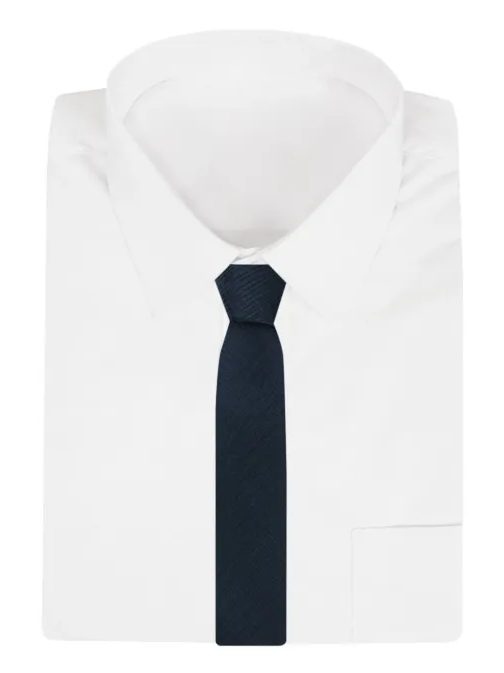 Tmavomodrá elegantná kravata pre pánov