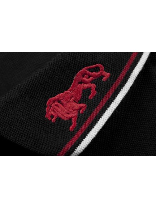 Pánska čierna polokošeľa LION Lonsdale