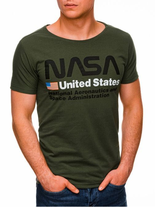 Zelené tričko NASA S1436