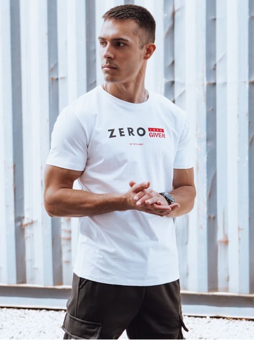 Trendy biele tričko s nápisom