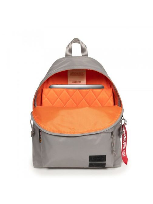 Pohodlný šedý ruksak Eastpak Padded Pak’r Alpha