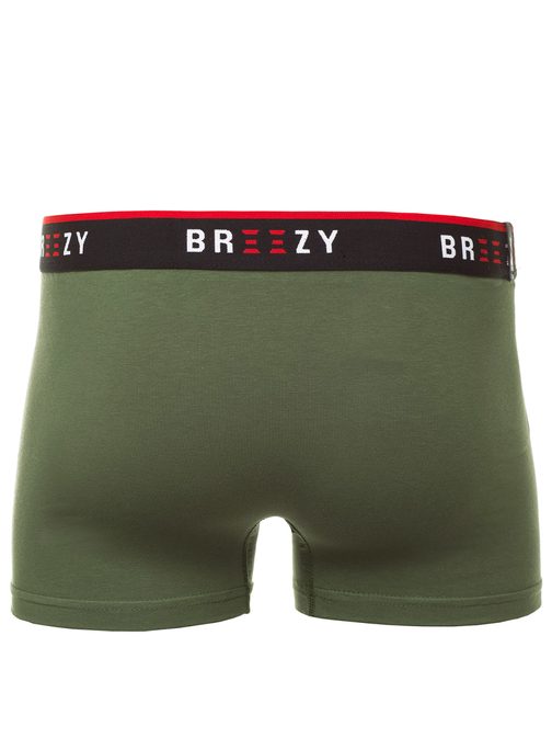 JEDNODUCHÉ KHAKI PÁNSKE BOXERKY B/88007