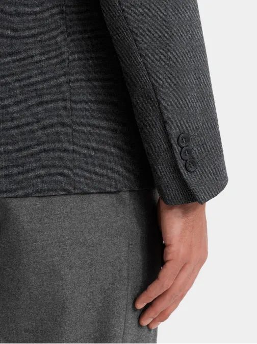 Originálne grafitové pánske sako V1-BLZB-0114