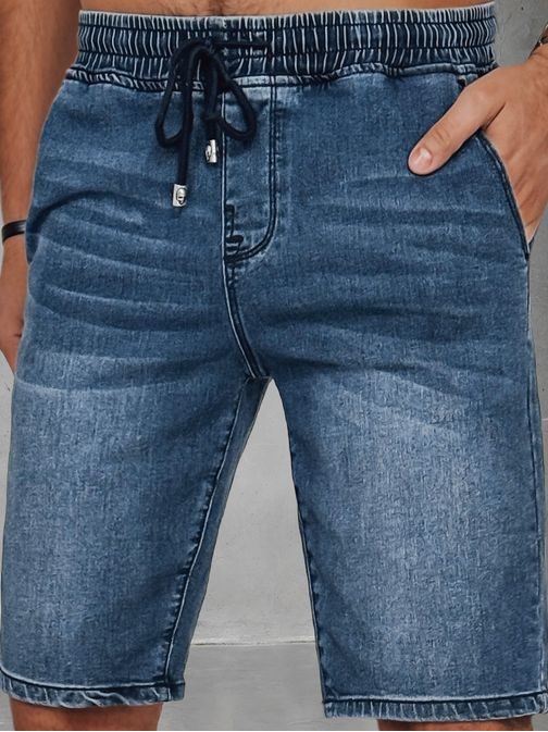 Trendy granátové rifľové kraťasy