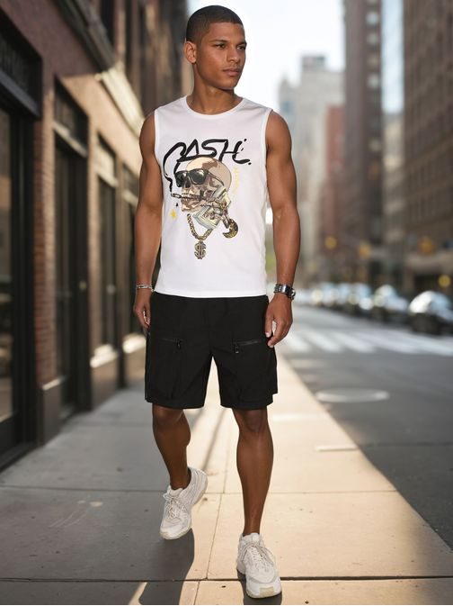 Trendy čierne kapsáčové kraťasy