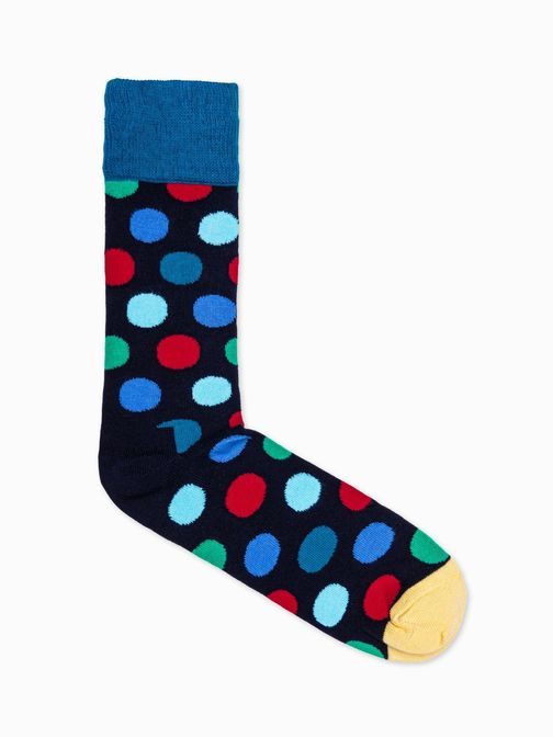 Granátové ponožky s bodkami U93
