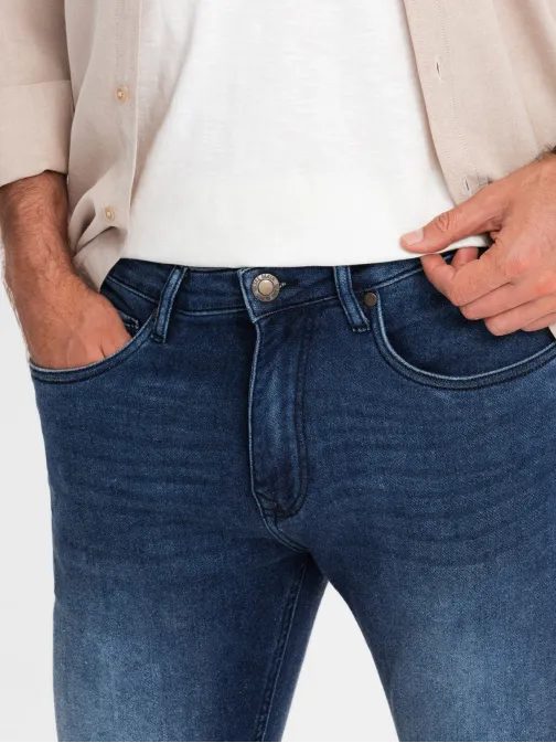 Jedinečné modré pánske rifle V1 PADP-0214