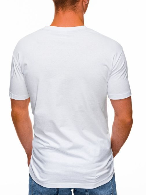 Trendové biele tričko S1432