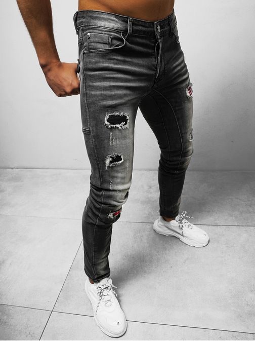 Jedinečné čierne slim fit rifle NB/MP0050N