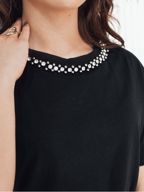 Dámske krásne čierne tričko Umarus