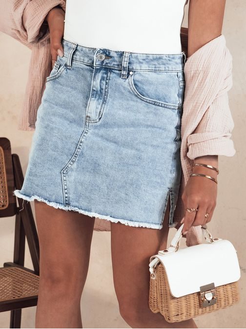 Jedinečná modrá rifľová sukňa Urban Queen