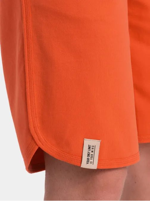 Oranžové teplákové kraťasy V5 SRSK-0105
