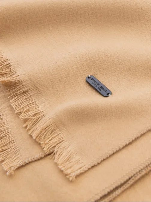 Atraktívny pánsky svetlo hnedý šál V4 ACSF-0116