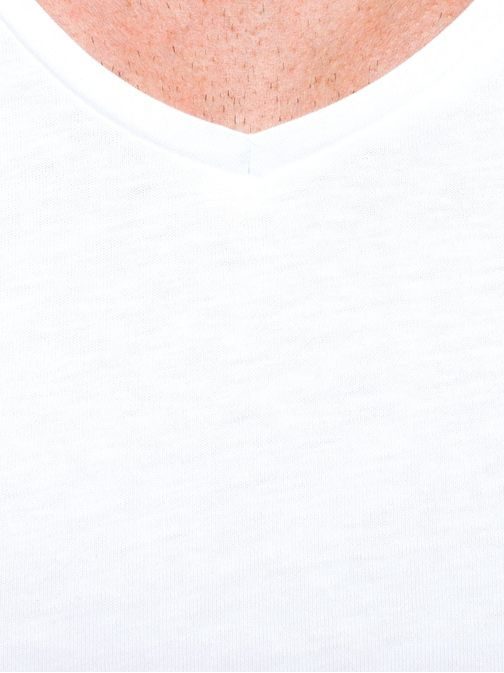 Žiarivé biele tričko JEEL 2118