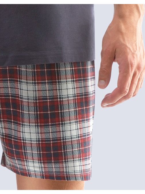 Nádherné granátové krátke pyžamo Albert