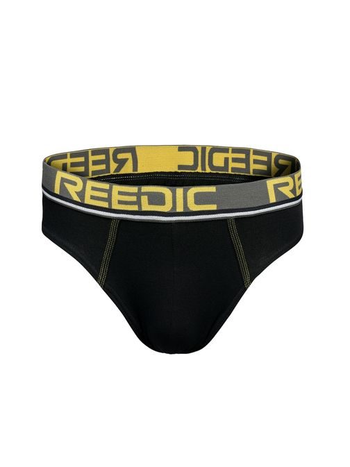 Čierno-žlté pánske slipy REEDIC R501