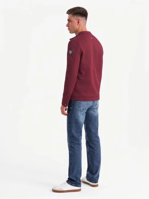 Cool bordová pánska bunda v2 c642