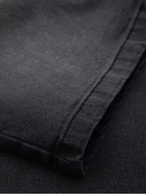 Klasické čierne rifľové kraťasy V4 SRDS-0171