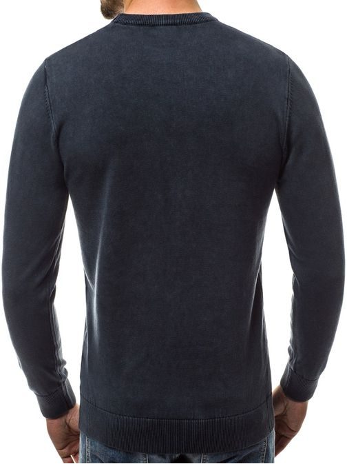 Pohodlný sveter v granátovej farbe BL/M020Z