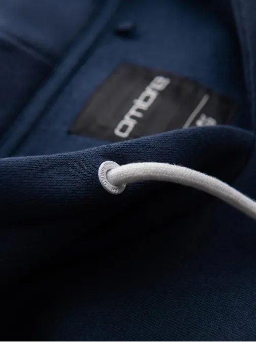 Trendy tmavomodrá mikina s pásikmi V2 SSNZ-0250