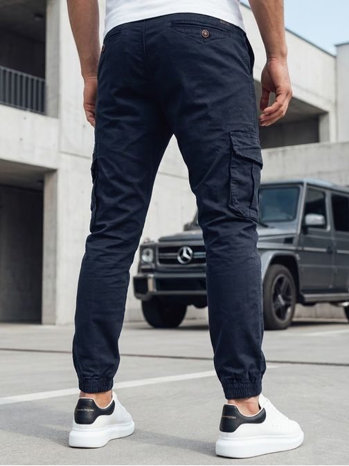 Moderné kapsáčové modré joggery