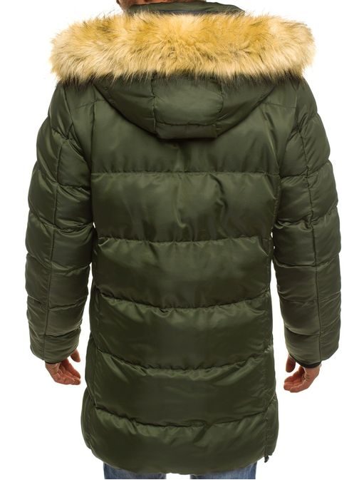 Zimná zelená trendy parka X-FEEL 33181