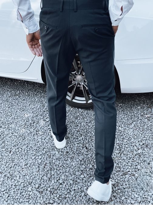 Zaujímavé granátové pánske nohavice